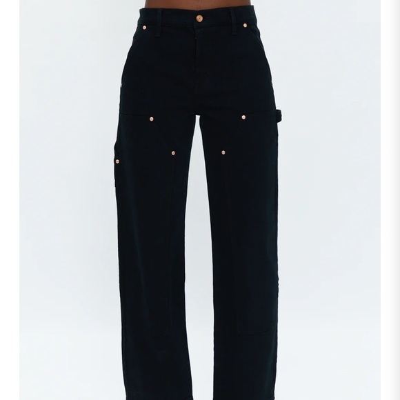 NWT PISTOLA LEXI CARPENTER MID RISE STRAIGHT IN COAL - SZ. 24 - Picture 2 of 10